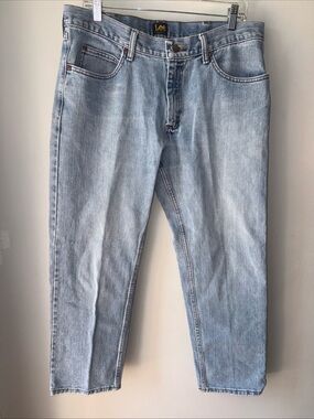 VTG Capsule Lee Men's Light Blue Straight-Leg Jeans